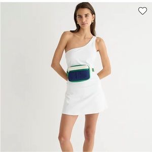 J.Crew NWT CloudStretch one shoulder sports dress size L